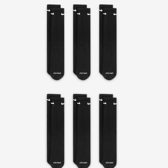 Nike Training Crew Socks (6 Pairs)
Nike Everyday Cushioned - Picture 6 of 9